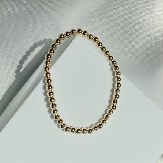 Gold Bead Bracelet