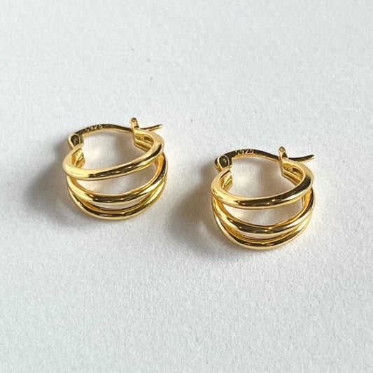 Triple Hoop Earrings